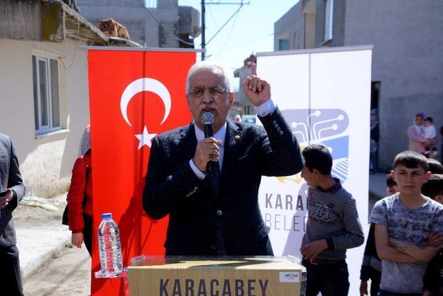 Karacabey’de Kültür ve Taziye evinin temeli atıldı