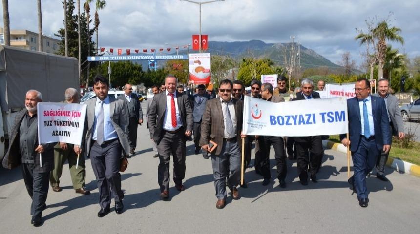 Bozyazı&rsquo;da sağlıklı yaşam y&uuml;r&uuml;y&uuml;ş&uuml;