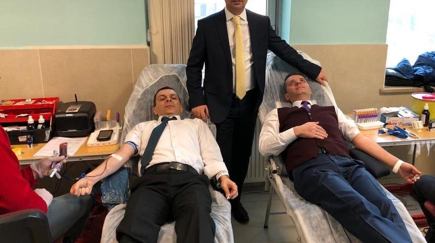 Boyabat Adliyesinden kan bağışına destek