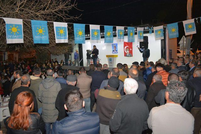 Mehmet Tosun Dereköy’de de coşkuyla karşılandı