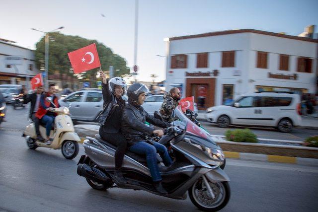 Ömer Günel, motosiklet kortejine katıldı