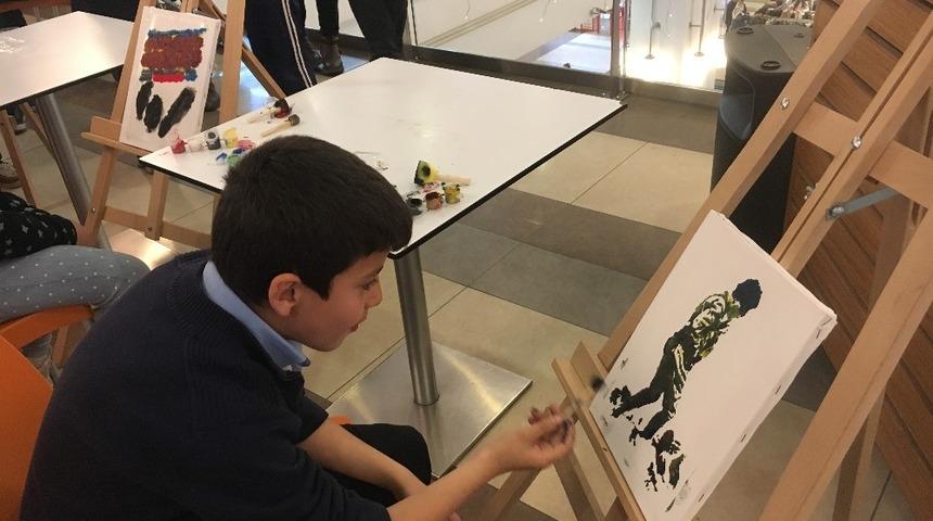 Çanakkale Şehitleri Haftasında Minik Sanatçılar Meysu Outlet’te Buluştu