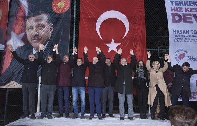 Togar: “Tekkeköy için çalışan yorulmaz”