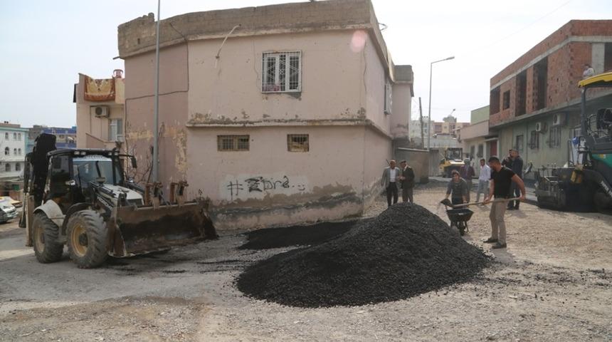 Silopi&rsquo;de asfalt &ccedil;alışmaları devam ediyor