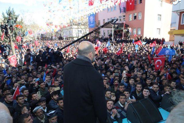 Bakan Soylu'dan Eruh'ta HDP'ye tepki: Bunlar PKK'ya, Kandil'e tapmışlar (2)