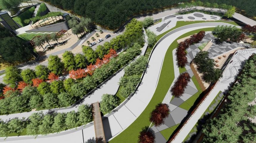 Serindere Vadi Park Kavşağı yapımına başlandı