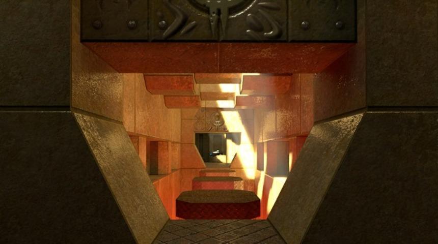 Işın izleme teknolojisine sahip Quake 2 harika g&ouml;r&uuml;n&uuml;yor!