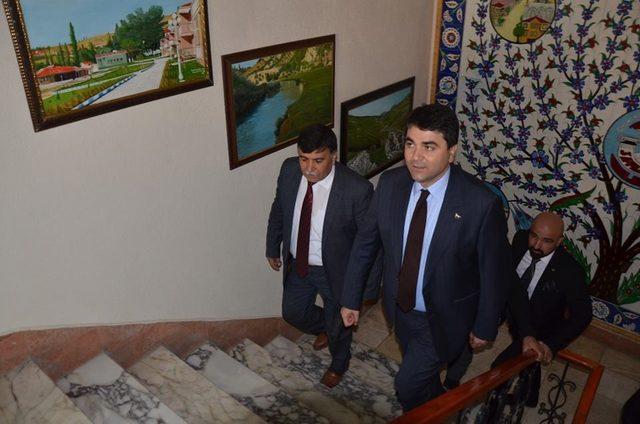 DP Genel Başkanı Gültekin Uysal’dan Başkan Mustafa Koca’ya destek ziyareti