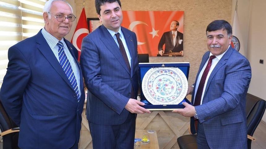 DP Genel Başkanı G&uuml;ltekin Uysal&rsquo;dan Başkan Mustafa Koca&rsquo;ya destek ziyareti