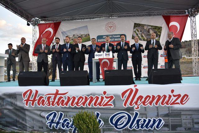 Bozüyük’te 250 yataklı devlet hastanesi temeli atıldı