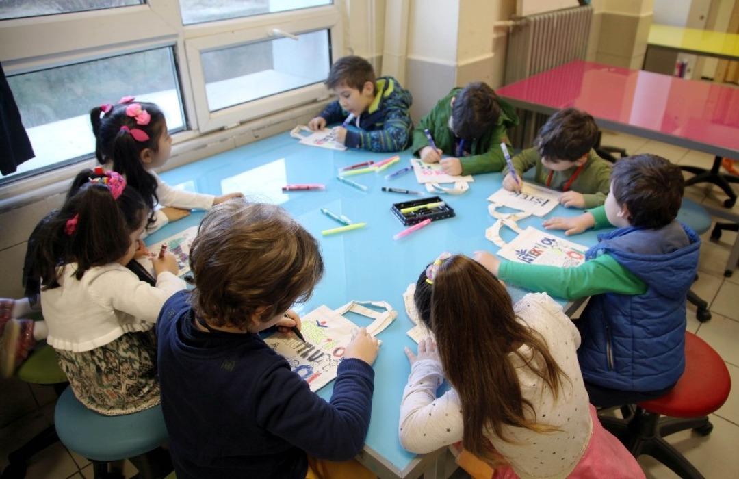 Kreş &ouml;ğrencileri İstek Uluğbey Okullarını ziyaret etti