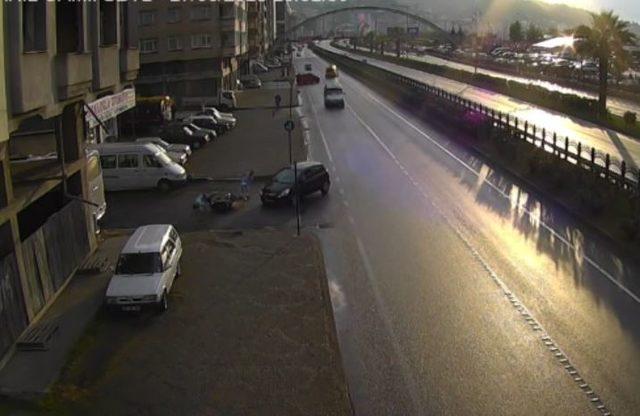 Rize deki kazalar Mobese kameralarında 1