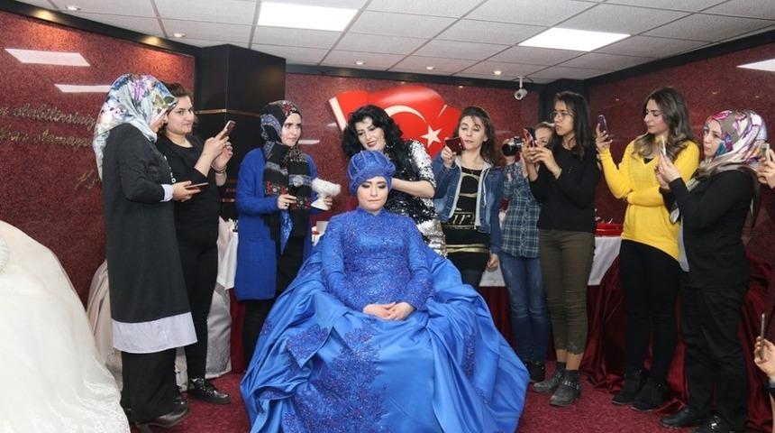 Bayan kuaförlere gelin başı eğitimi