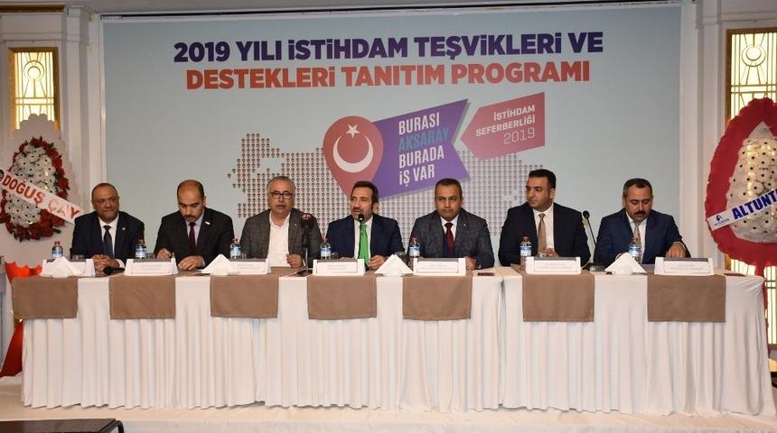 Aksaray&rsquo;da iş adamları ve b&uuml;rokrasi lansman toplantısında bir araya geldi