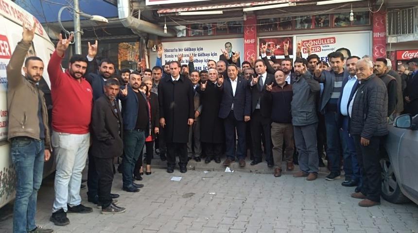 Milletvekili Fendoğlu G&ouml;lbaşı il&ccedil;esini gezdi