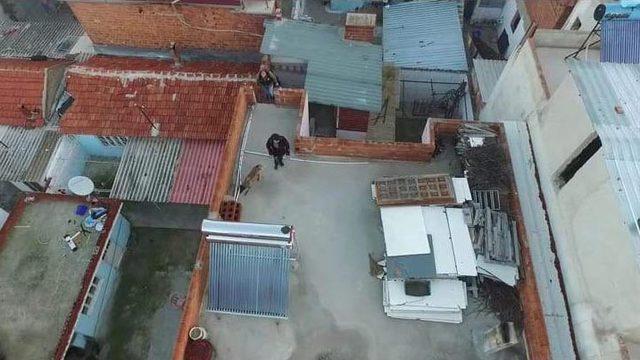 Drone'lu uyuşturucu operasyonunda 16 gözaltı