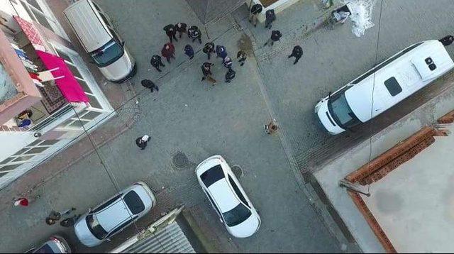 Drone'lu uyuşturucu operasyonunda 16 gözaltı