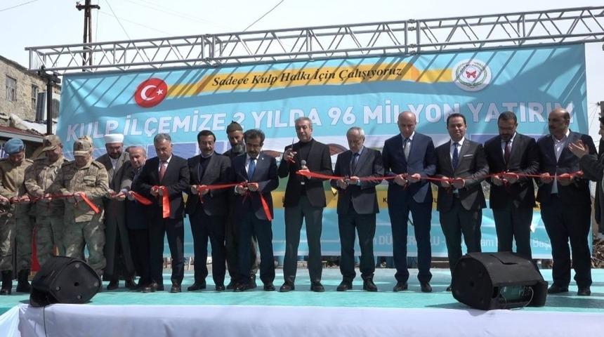 Kulp il&ccedil;esinde 96 milyona mal olan yatırımların a&ccedil;ılış t&ouml;reni ger&ccedil;ekleştirildi