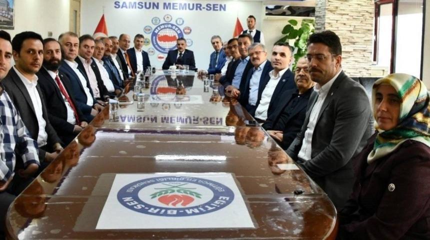 Memur-Sen Vali Kaymak’ı ağırladı