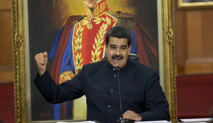 Maduro ABD'ye böyle meydan okudu: İster yağmur yağsın ister yıldırım düşsün...