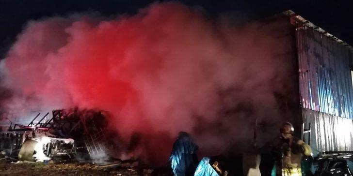 Silivri'de çiftlikte yangın  G1
