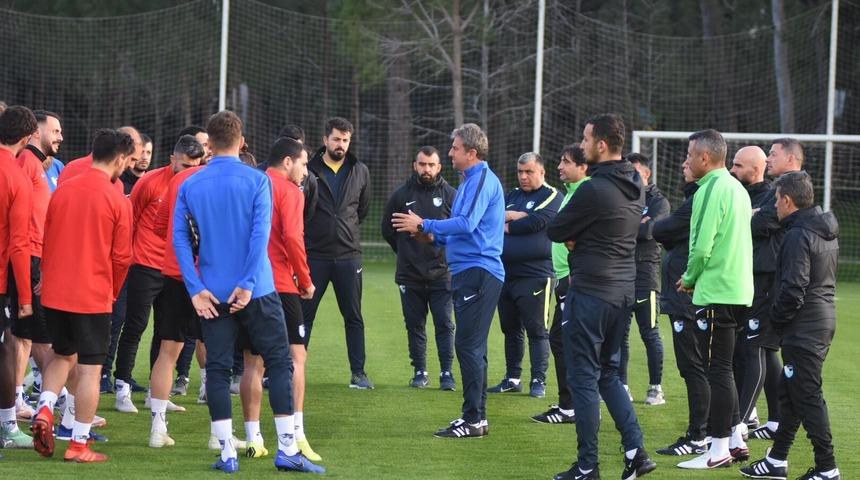 BB Erzurumspor Antalya Belek’te kampa girdi