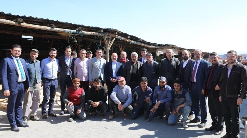 Başkan &Ccedil;olakbayrakdar, Argıncık Doğu Sanayi B&ouml;lgesinde