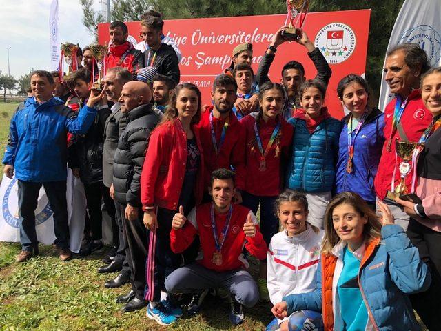 Dicle Üniversitesi atletizmde Türkiye üçüncüsü oldu