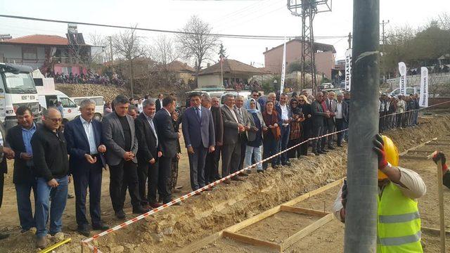 Afşar Mahallesi düğün salonu temeli atıldı