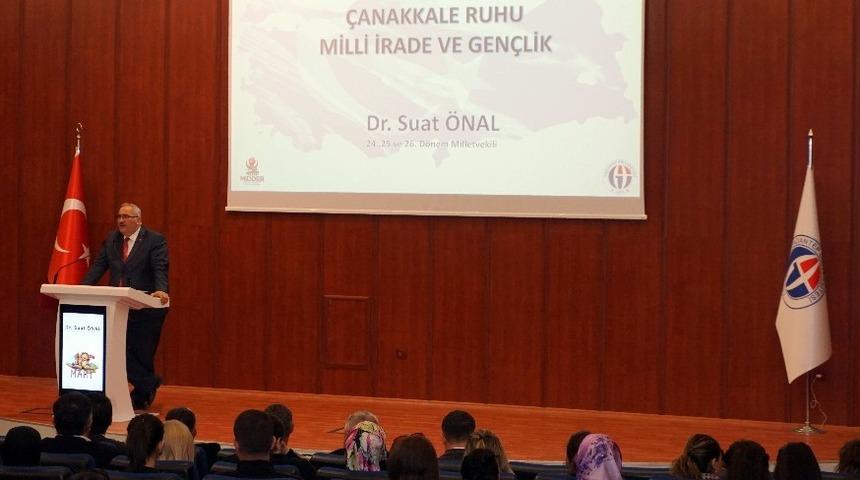GA&Uuml;N&rsquo;de &Ccedil;anakkale konferansı
