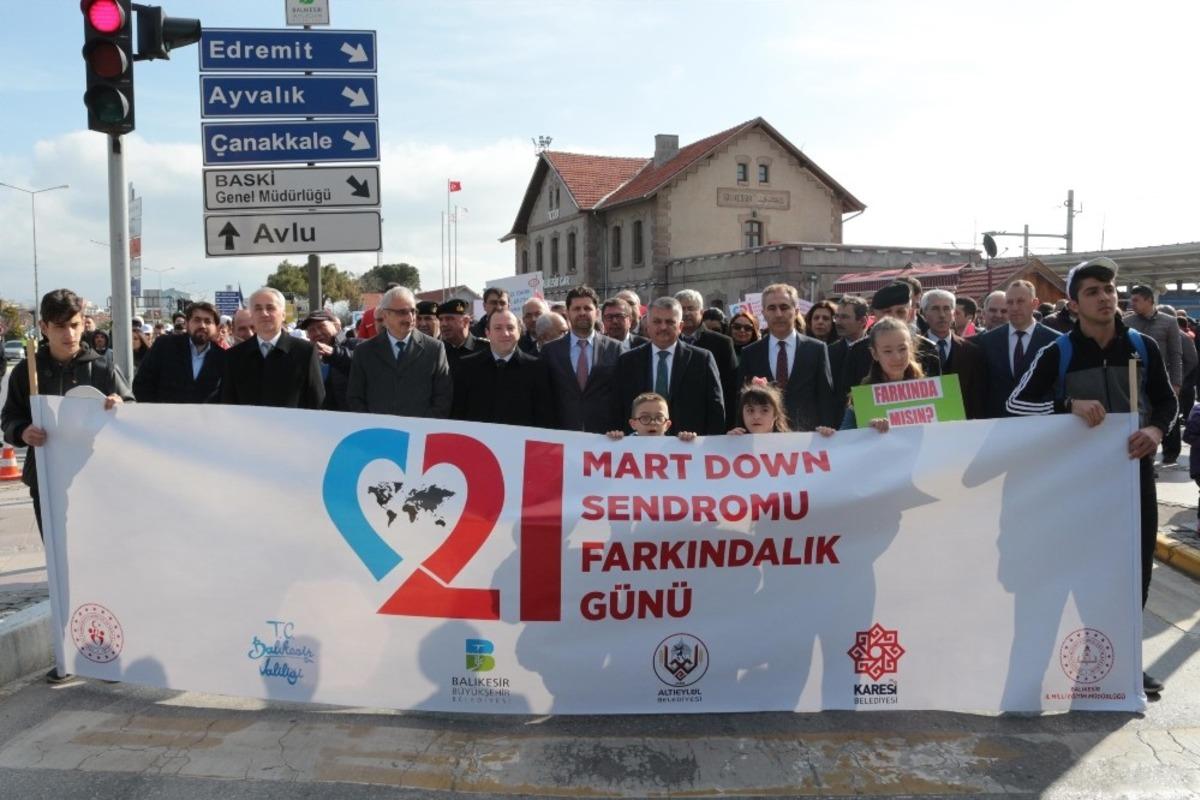 Down Sendromu Farkındalık y&uuml;r&uuml;y&uuml;ş&uuml; yapıldı