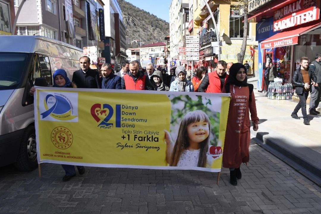 G&uuml;m&uuml;şhane&rsquo;de D&uuml;nya Down Sendromu G&uuml;n&uuml; y&uuml;r&uuml;y&uuml;ş&uuml;