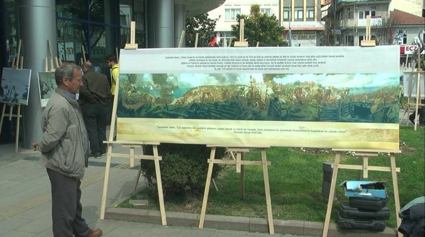 &Ccedil;anakkale Zaferi yapılan sergi ile anıldı