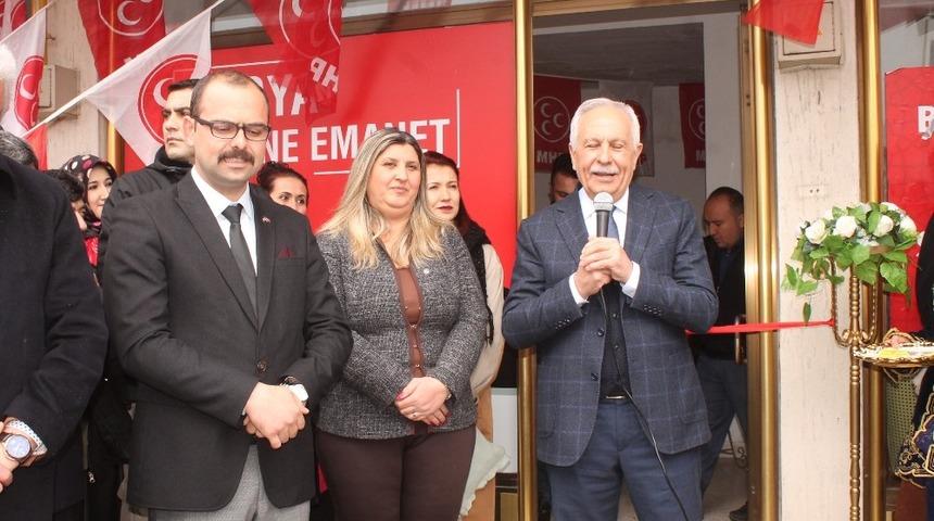 MHP Teşkilatı Tosya&rsquo;da se&ccedil;im b&uuml;rosu a&ccedil;tı