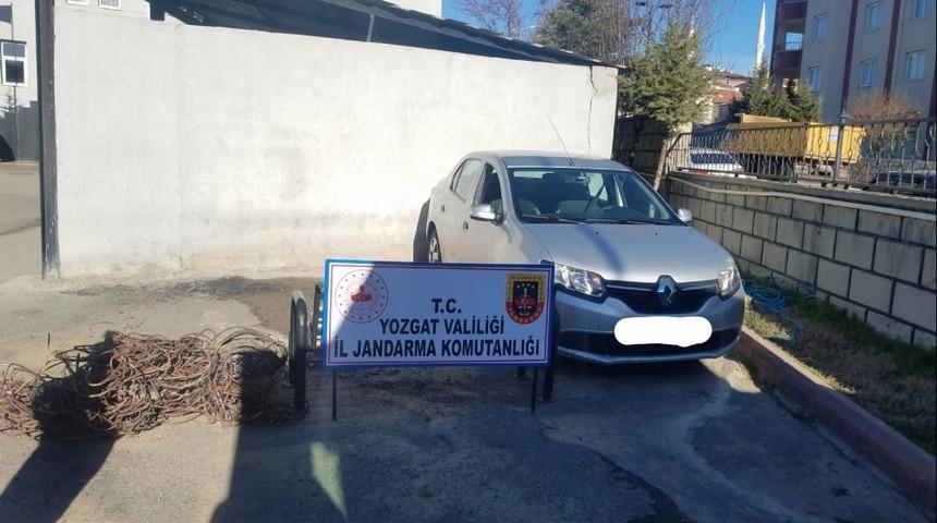 Sorgun&rsquo;da kablo hırsızları yakalandı