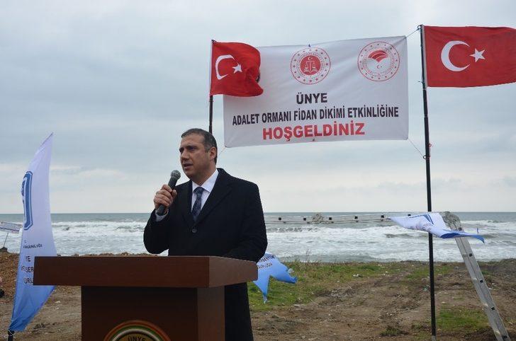 Adalet çalışanlarından "Adalet Ormanı" G5