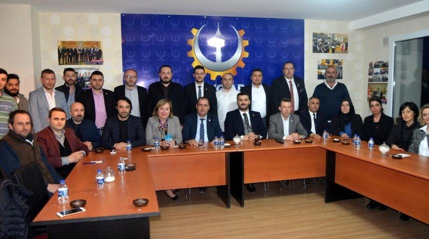 DSP Büyükçekmece Belediye Başkan adayı Şahbaz’dan iş adamlarına ziyaret