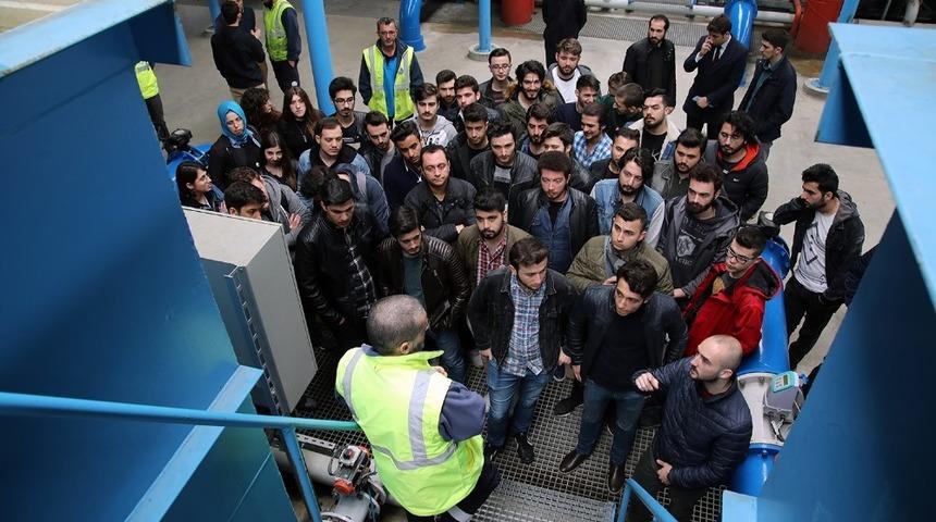 Öğrenciler SASKİ tesislerini gezdi