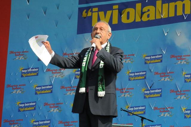 Kılıçdaroğlu ve Akşener'den İzmit'te ortak miting