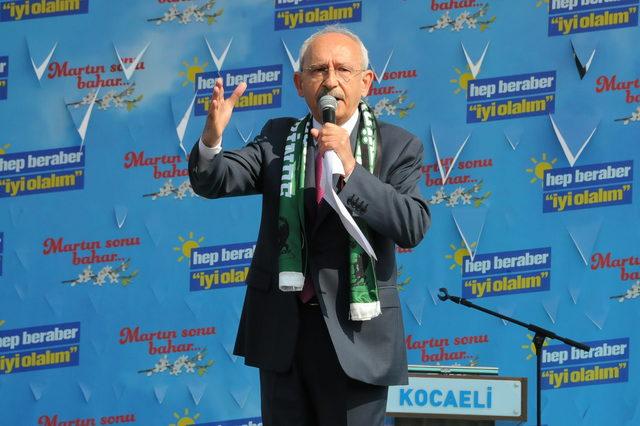 Kılıçdaroğlu ve Akşener'den İzmit'te ortak miting