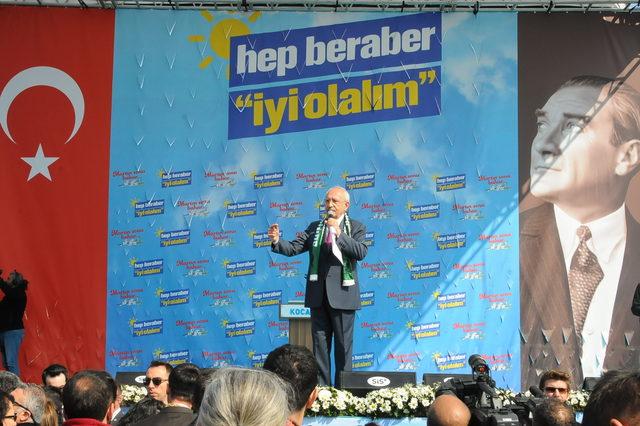 Kılıçdaroğlu ve Akşener'den İzmit'te ortak miting