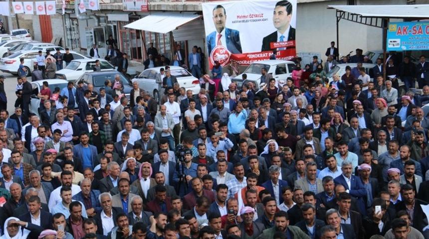 Demokrat Parti Genel Başkanı G&uuml;ltekin Uysal Harran&rsquo;da halka seslendi