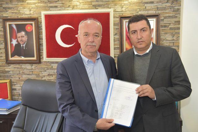 Dursunbey’de akü üretecek firmaya yer tahsisi yapıldı