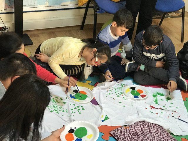 Down sendromlu Türk ve Suriyeli çocuklar etkinlikte buluştu