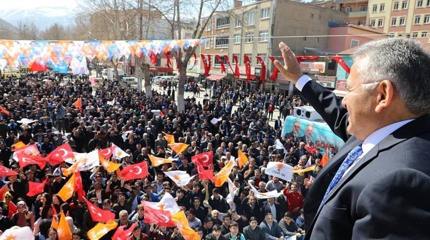 Yahyalı&rsquo;da Cumhur İttifakı Coşkusu