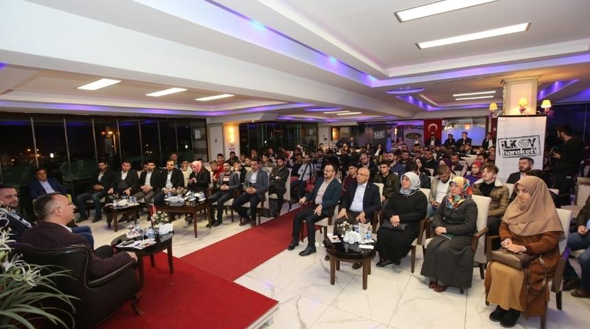 Başkan adayı Mutlu Işıksu gen&ccedil;lik buluşmasında m&uuml;jde verdi