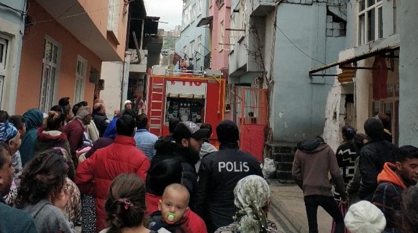 Samsun&rsquo;da ev yangını