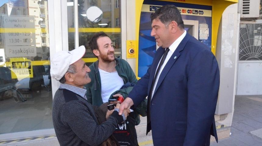 Parlak Paşaköşkü’nde destek istedi