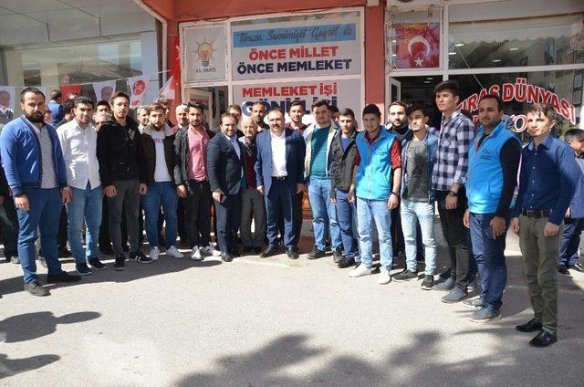 Aksoy, Akseki’de Türel ve Özkan için destek istedi