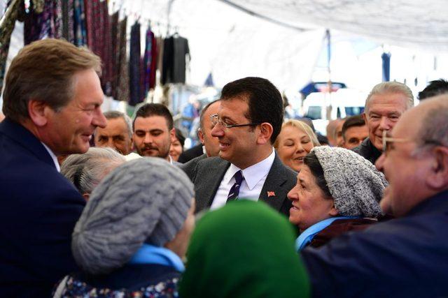 İmamoğlu'ndan Üsküdar'da pazar ziyareti